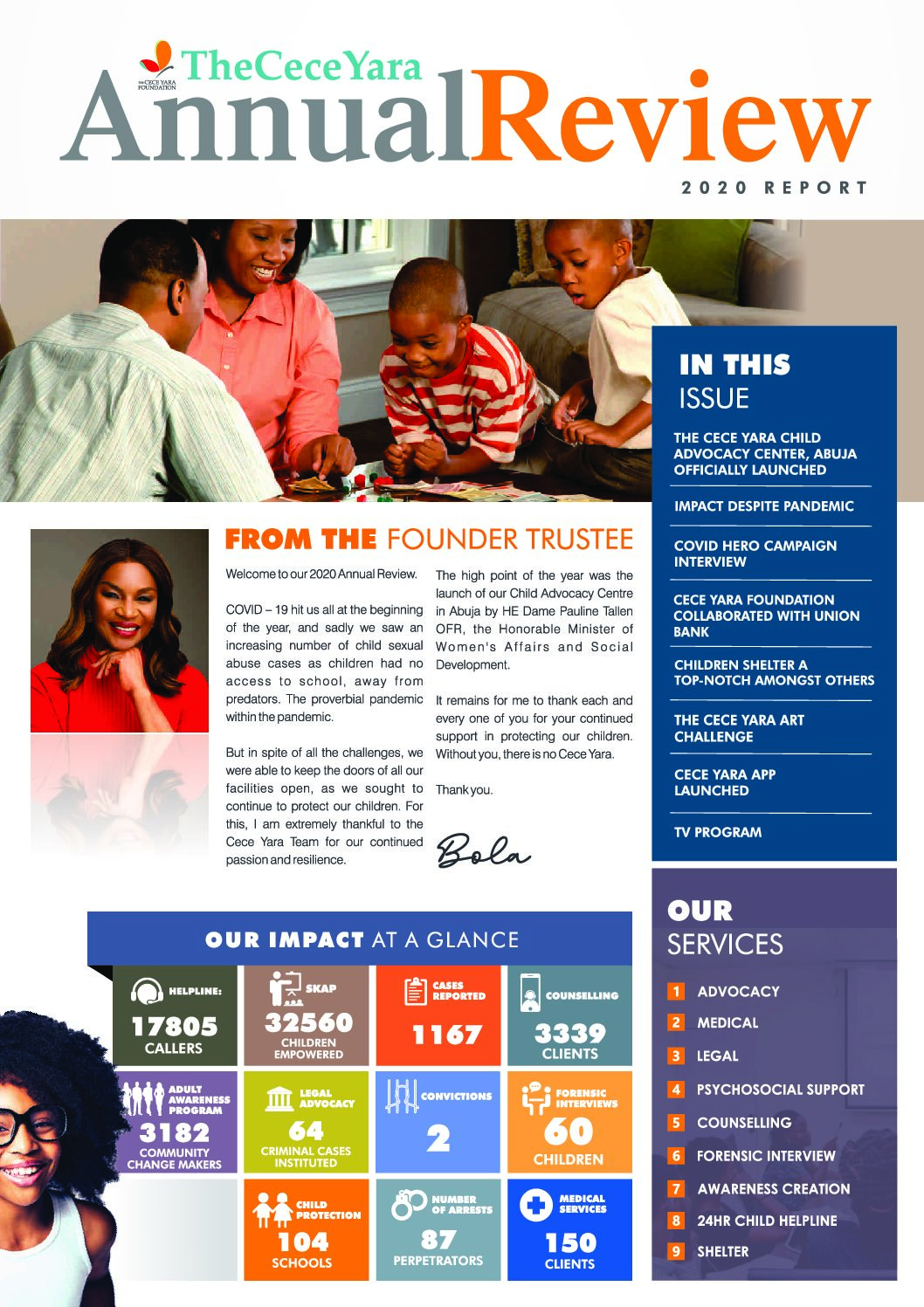 ANNUAL NEWSLETTER 2020 ANNUAL NEWSLETTER 2020